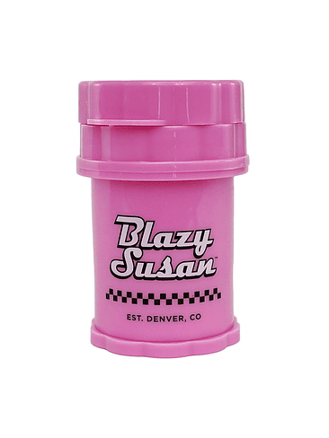 HERB SAVER GRINDER PINK LARGE 1UN -BLAZY SUSAN 1