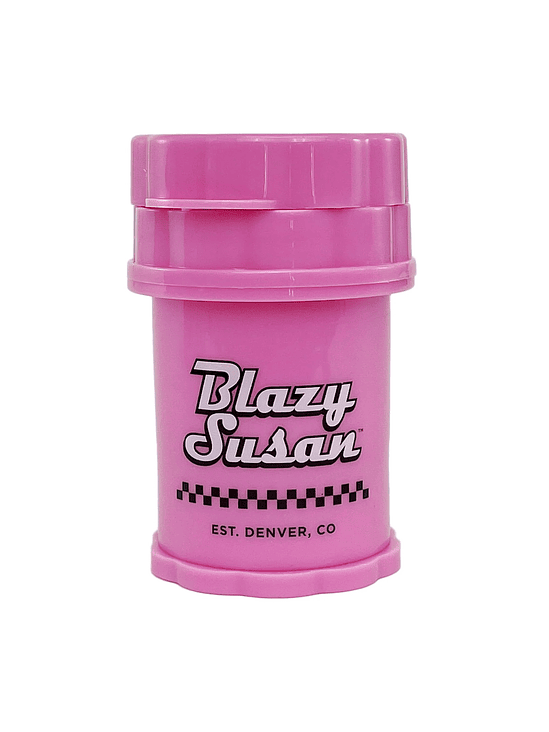 HERB SAVER GRINDER PINK LARGE 1UN -BLAZY SUSAN 1
