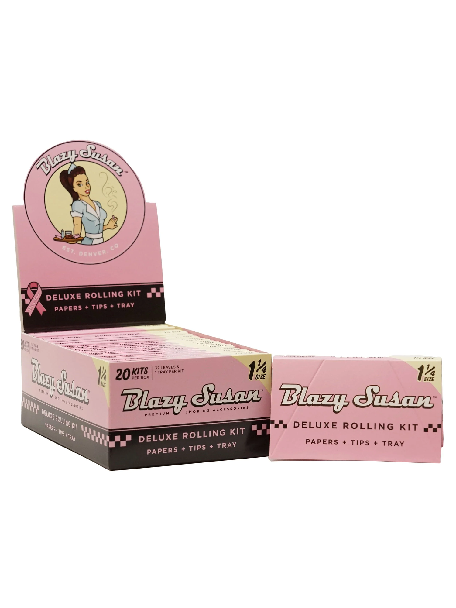 Papelillo Pink 1 1/4 Deluxe Kit Und-Blazy Susan 1