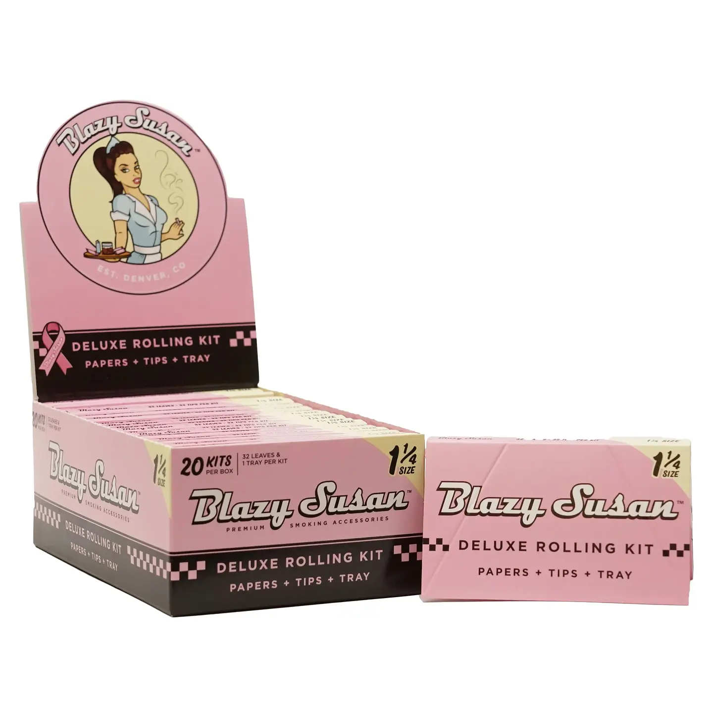 Papelillo Pink 1 1/4 Deluxe Kit Und-Blazy Susan 1