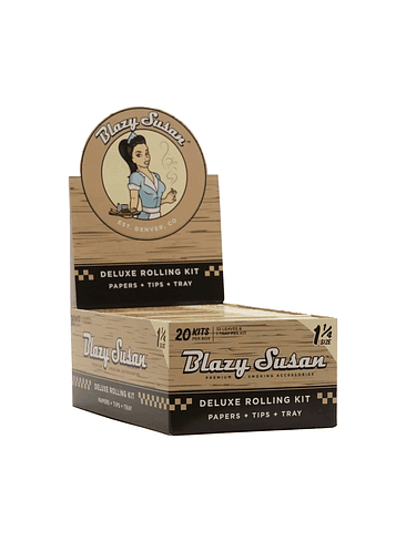 PAPELILLO UNBLEACHED 1 1/4 DELUXE KIT 20U-BLAZY SUSAN 1