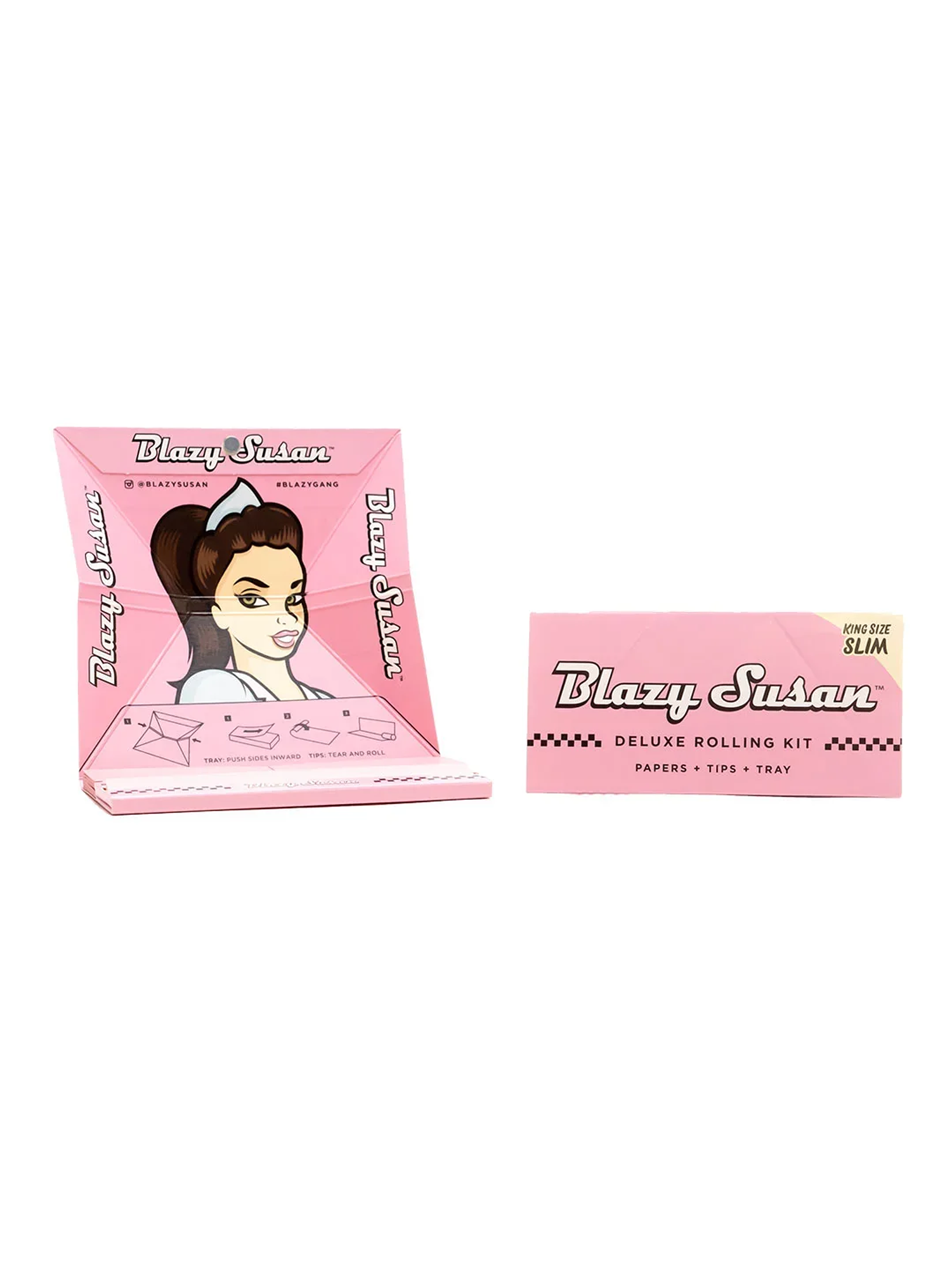 Papelillo Pink King Size Slim Deluxe Kit 1U-Blazy Susan 3