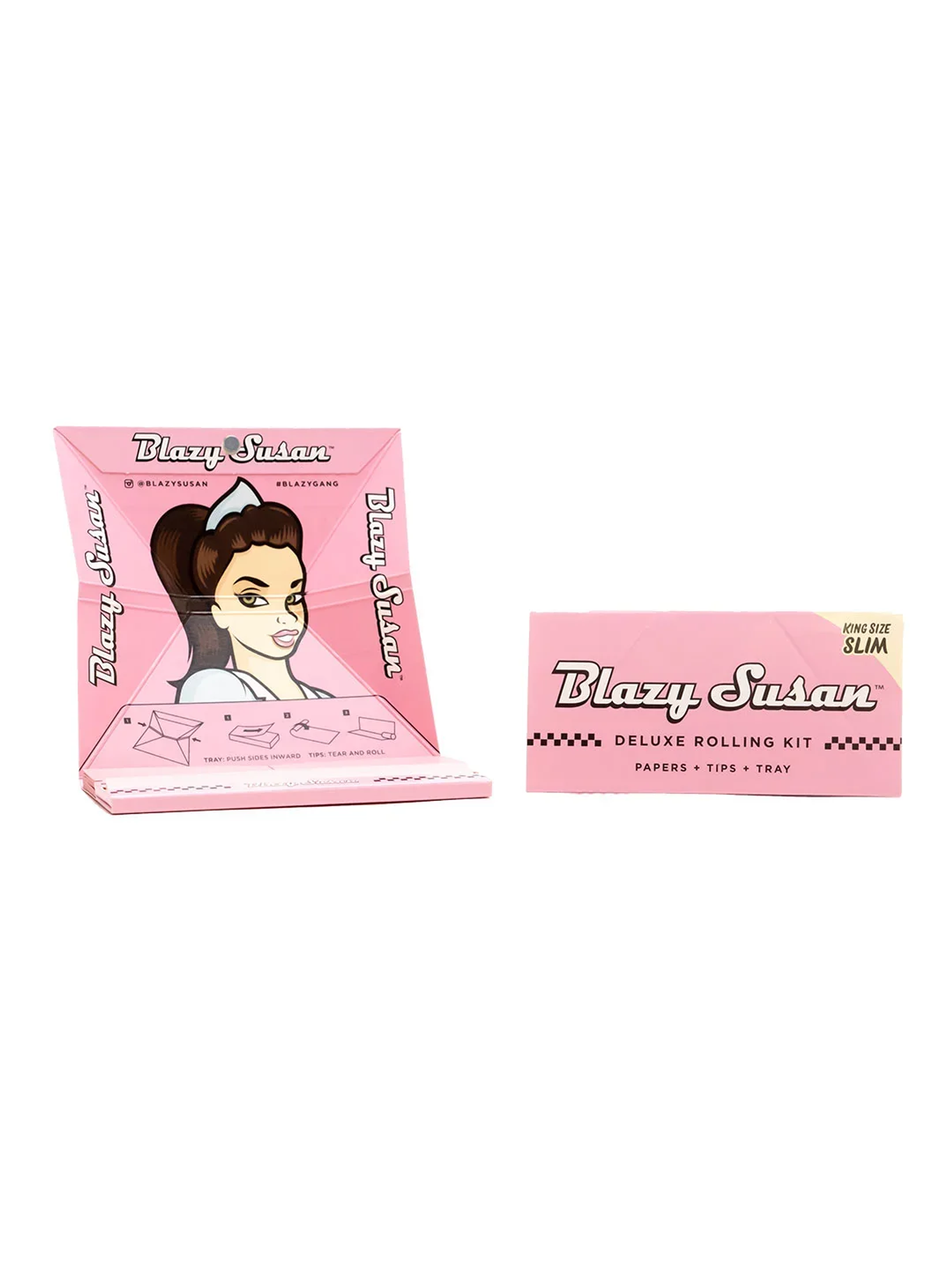 Papelillo Pink King Size Slim Deluxe Kit 1U-Blazy Susan 3