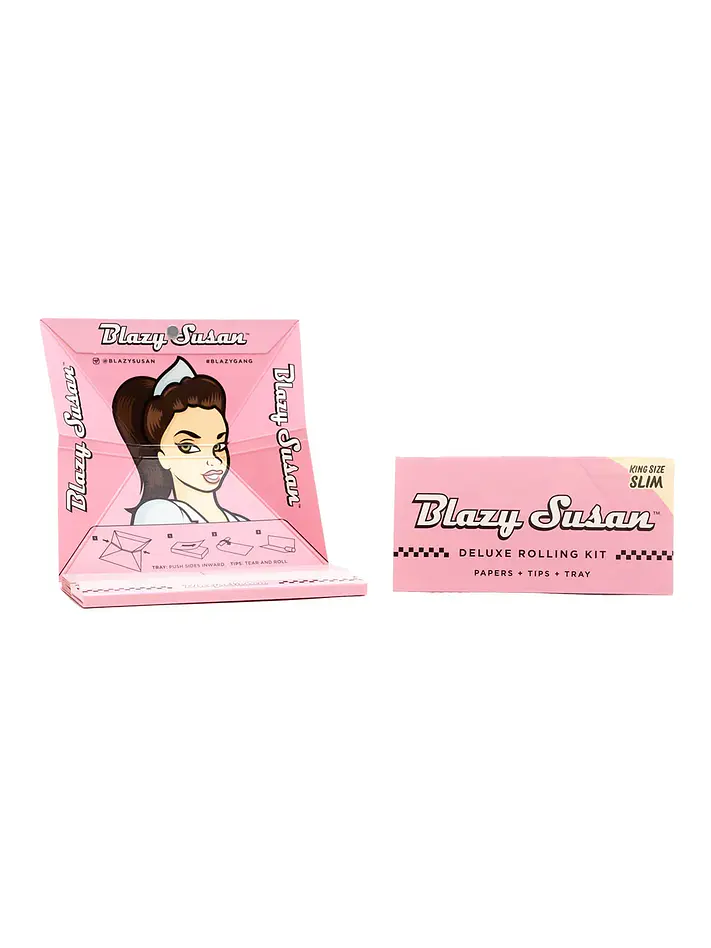 Papelillo Pink King Size Slim Deluxe Kit 1U-Blazy Susan 3