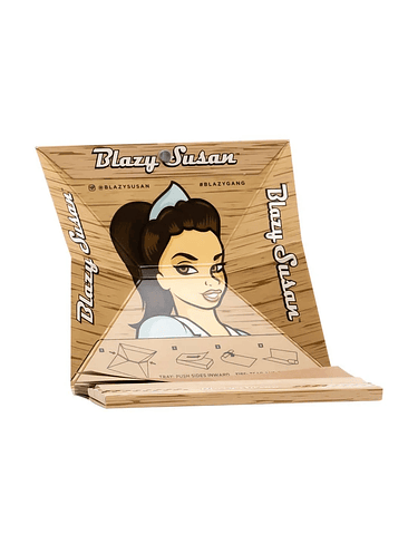 PAPELILLO UNBLEACHED KING SIZE SLIM DELUXE KIT UNIDAD-BLAZY SUSAN 1