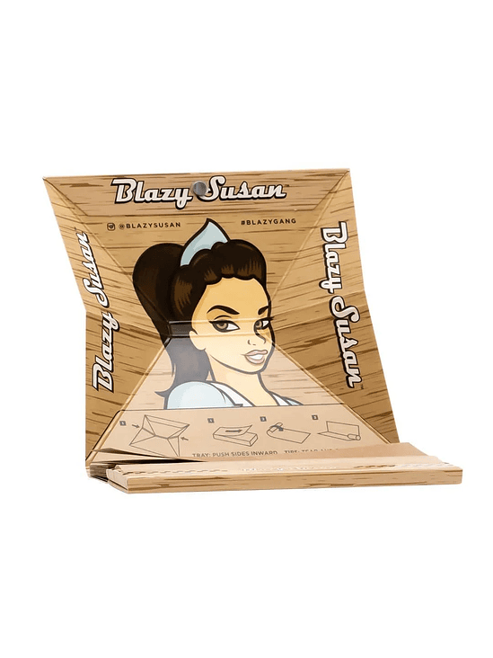 PAPELILLO UNBLEACHED KING SIZE SLIM DELUXE KIT UNIDAD-BLAZY SUSAN 1