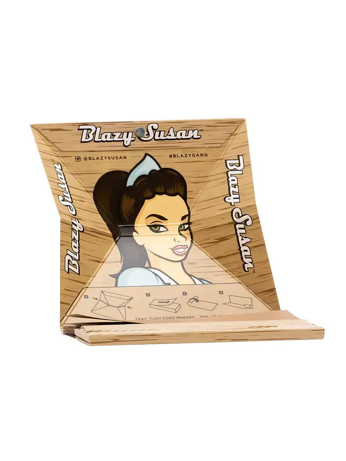 Papelillo Unbleached King Size Slim Deluxe Kit Unidad-Blazy Susan 1