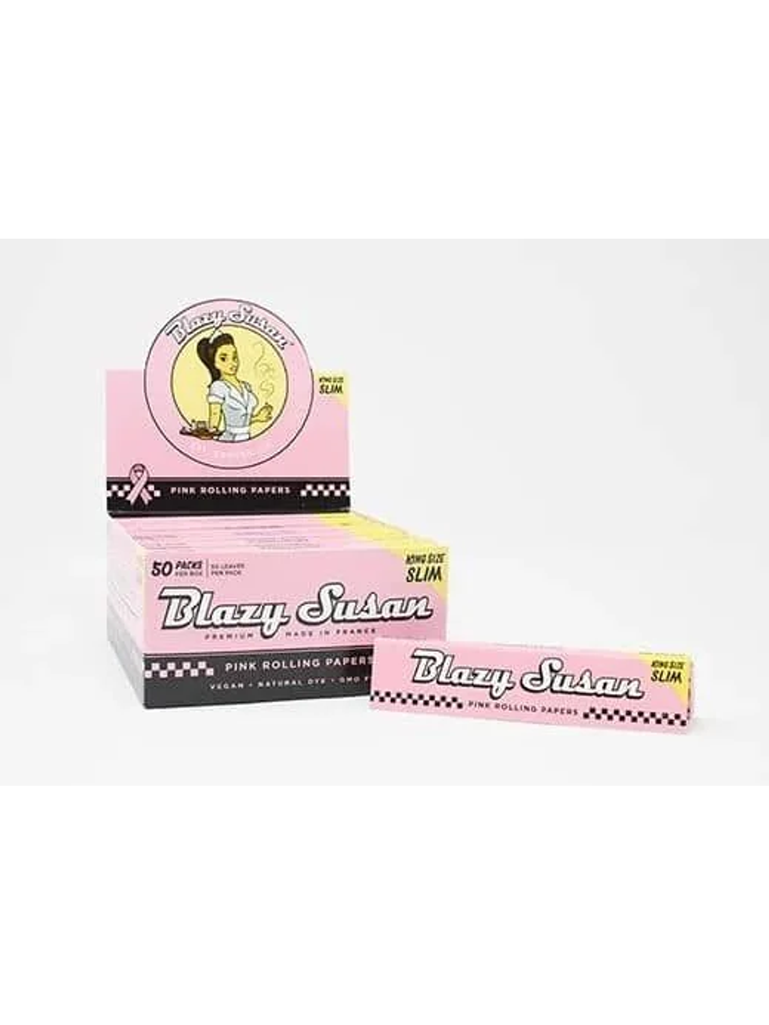 Papelillo Pink King Size Slim 50U-Blazy Susan 1