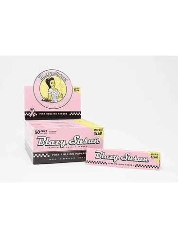 PAPELILLO PINK KING SIZE SLIM 50U-BLAZY SUSAN 1