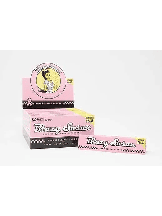 PAPELILLO PINK KING SIZE SLIM 50U-BLAZY SUSAN 1
