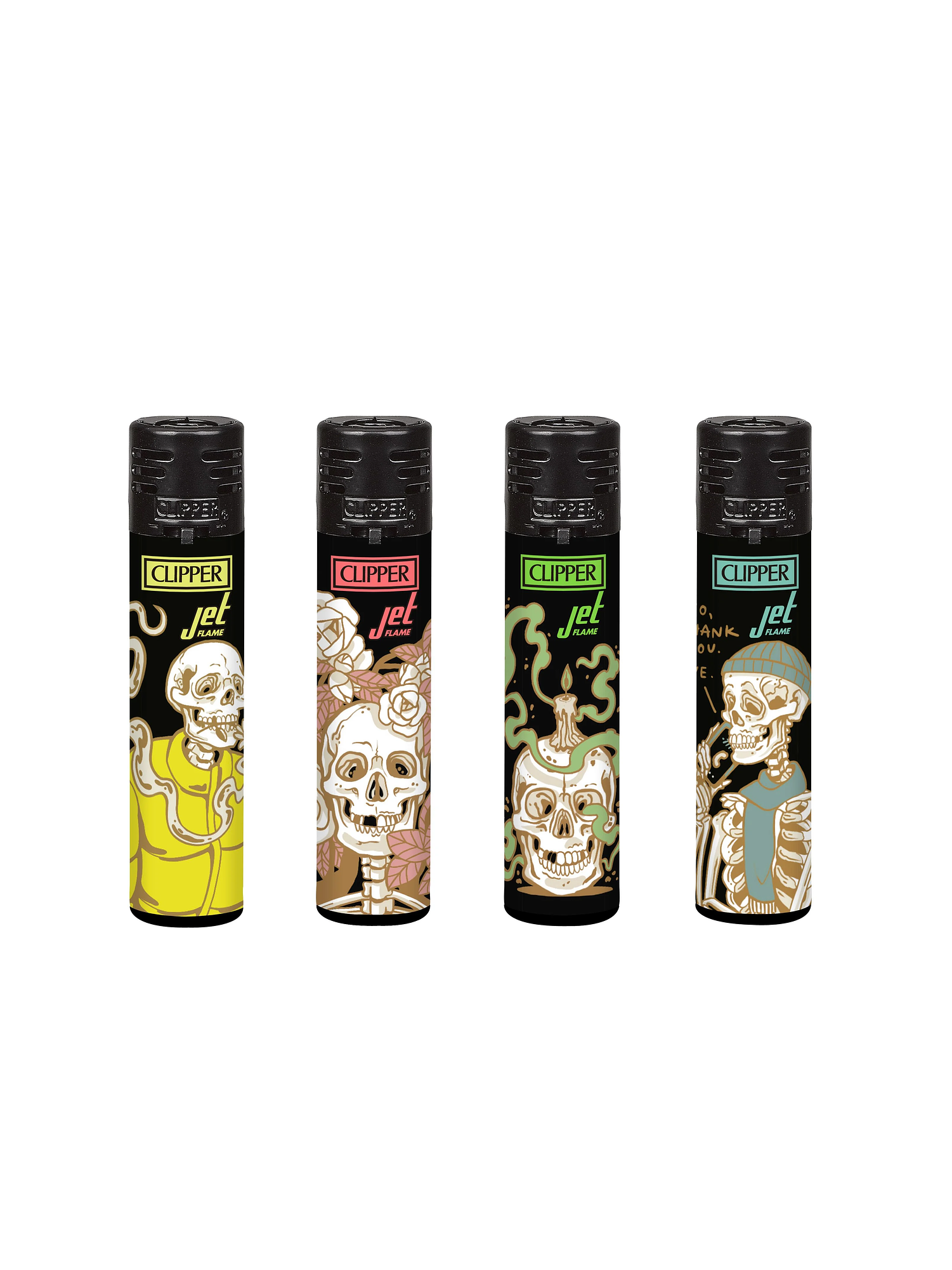 Encendedor Jet Flame Jet Cozy Skull 24U- Clipper 1