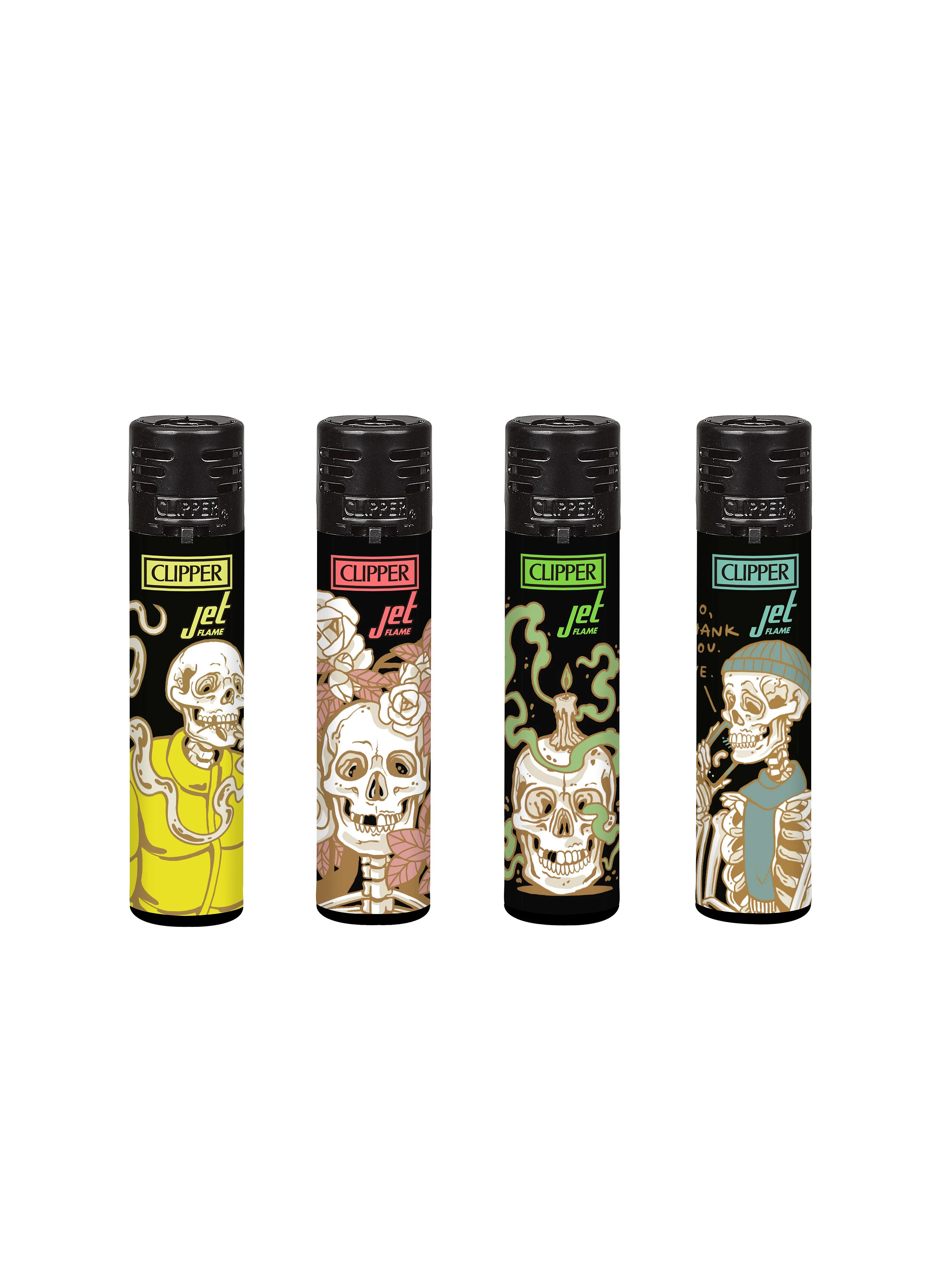 Encendedor Jet Flame Jet Cozy Skull 24U- Clipper 1