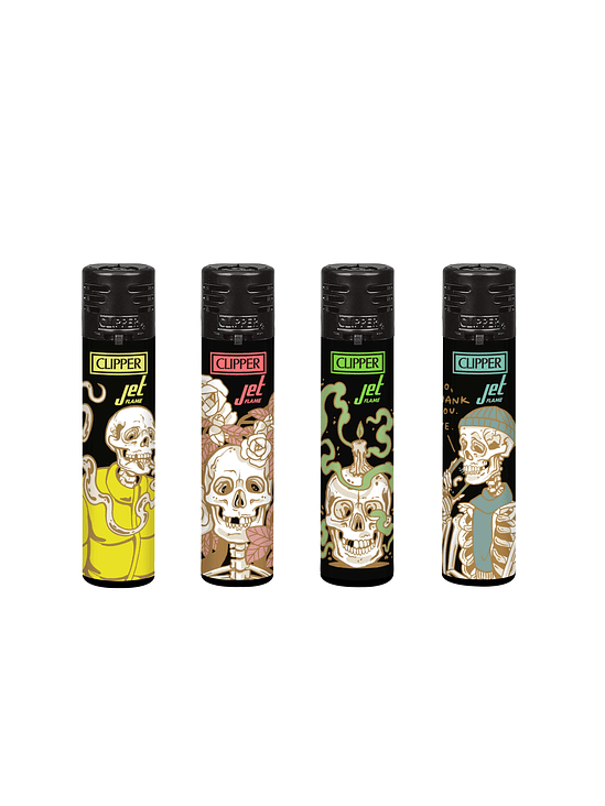 ENCENDEDOR JET FLAME JET COZY SKULL 24U- CLIPPER 1
