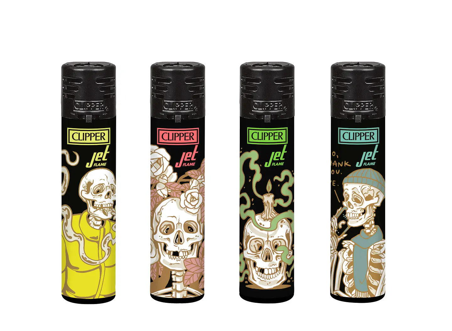 Encendedor Jet Flame Jet Cozy Skull 24U- Clipper 1