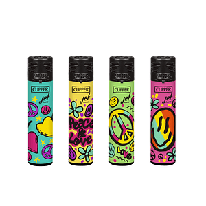 Encendedor Jet Flame Jet Hippie World Clipper