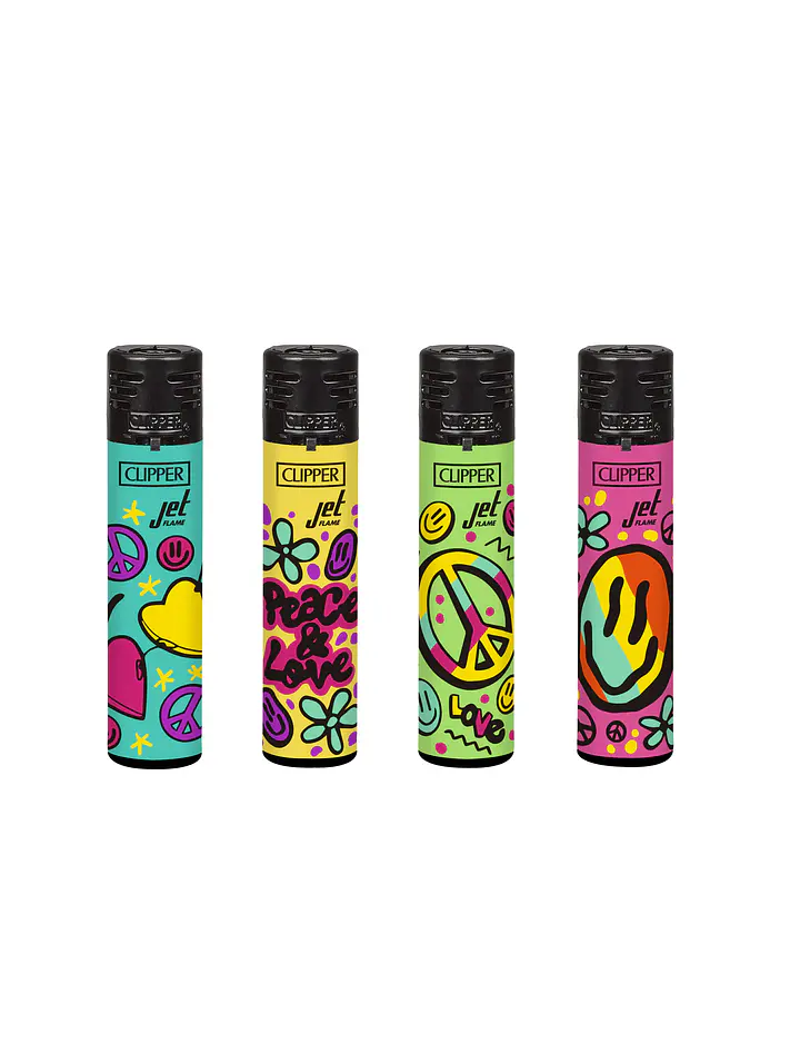 Encendedor Jet Flame Jet Hippie World Clipper 1