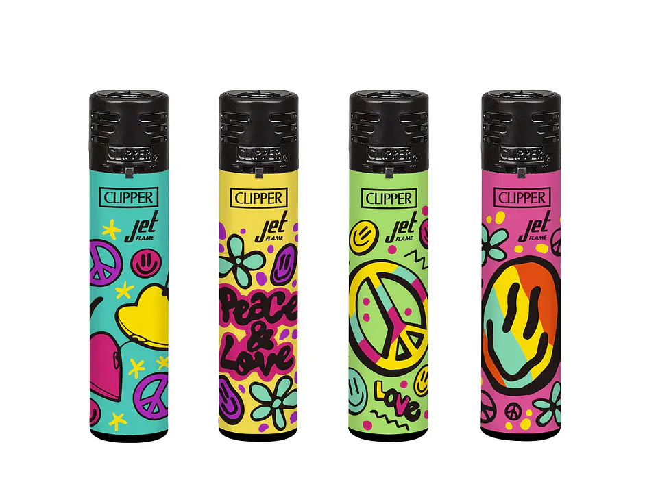 Encendedor Jet Flame Jet Hippie World Clipper 1