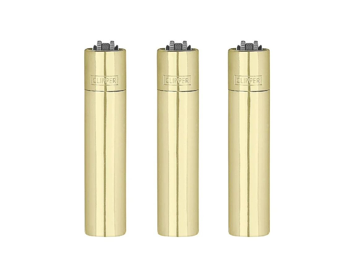Encendedor Metálico Gold -Clipper 1