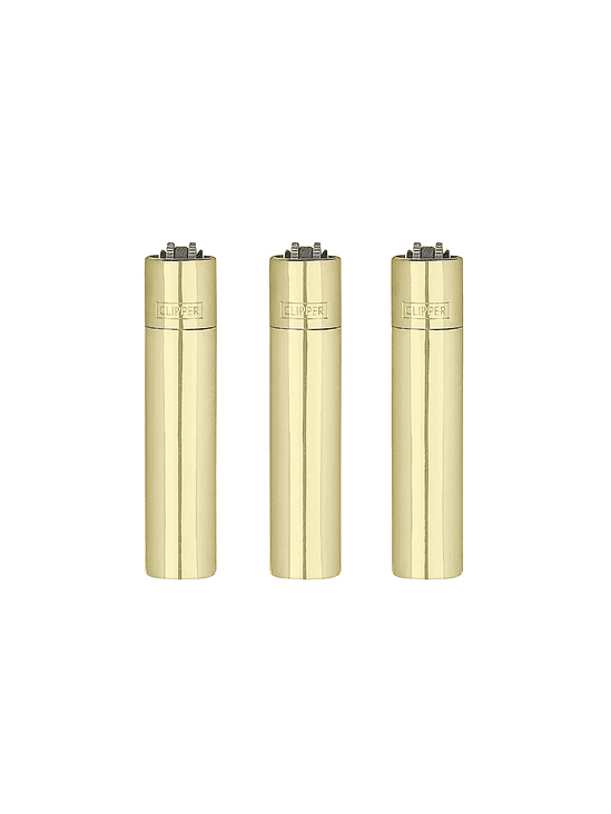 ENCENDEDOR METÁLICO GOLD -CLIPPER 1