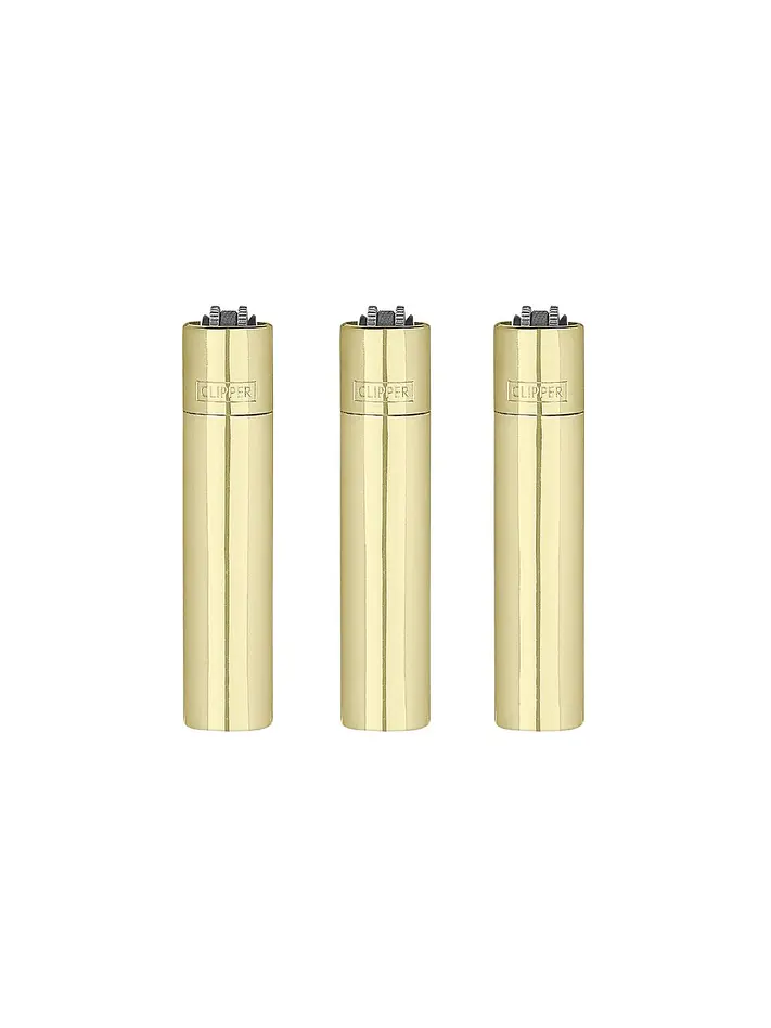 Encendedor Metálico Gold -Clipper 1