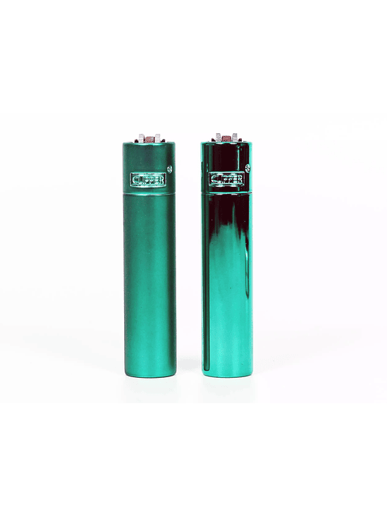 ENCENDEDOR METÁLICO TURQUEOSIE -CLIPPER 2