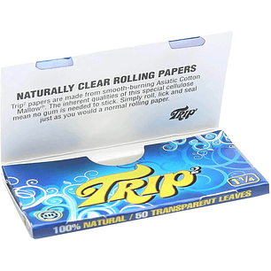 PAPELILLOS  DE CELULOSA TRANSPARENTE 1 1/4-C-THRU