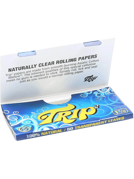 PAPELILLOS  DE CELULOSA TRANSPARENTE 1 1/4-C-THRU 1