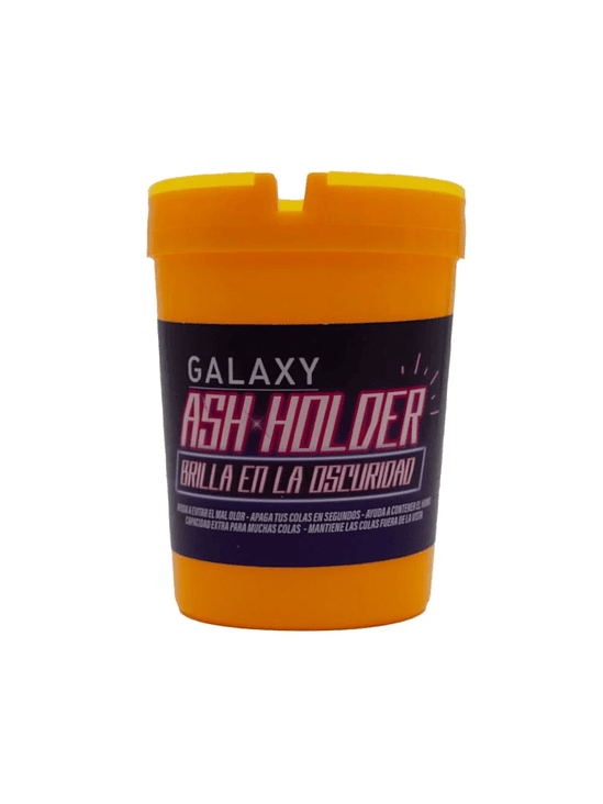 CENICERO ASH HOLDER GLOW IN THE DARK AMARILLO-GALAXY 2