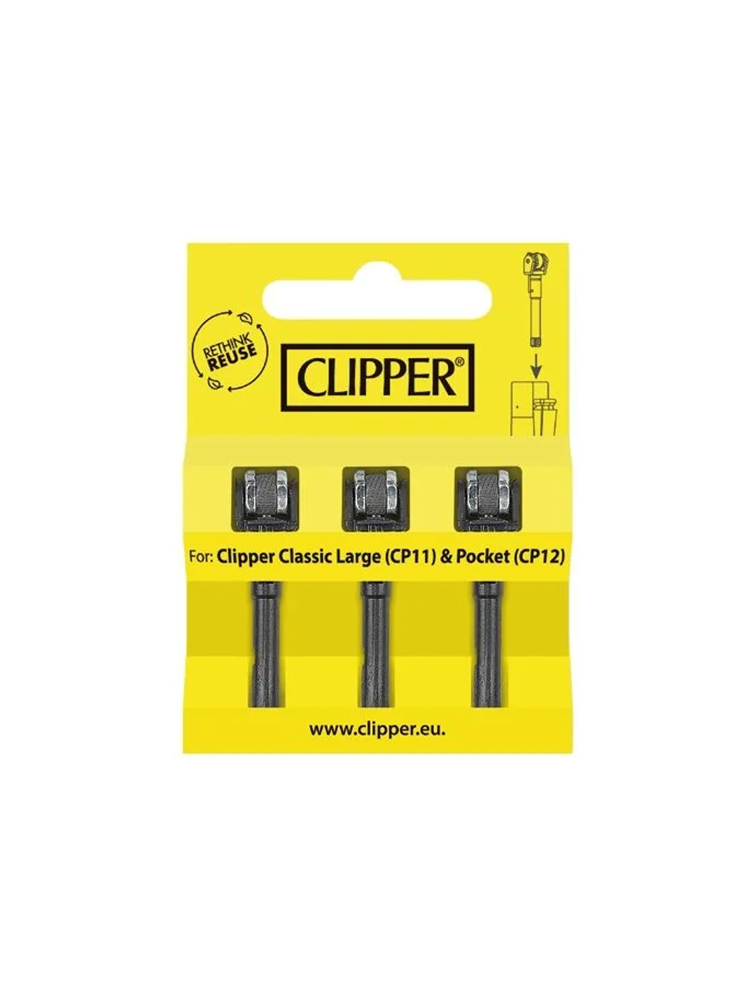 Repuesto Pedernal Encendedor X3-Clipper 1