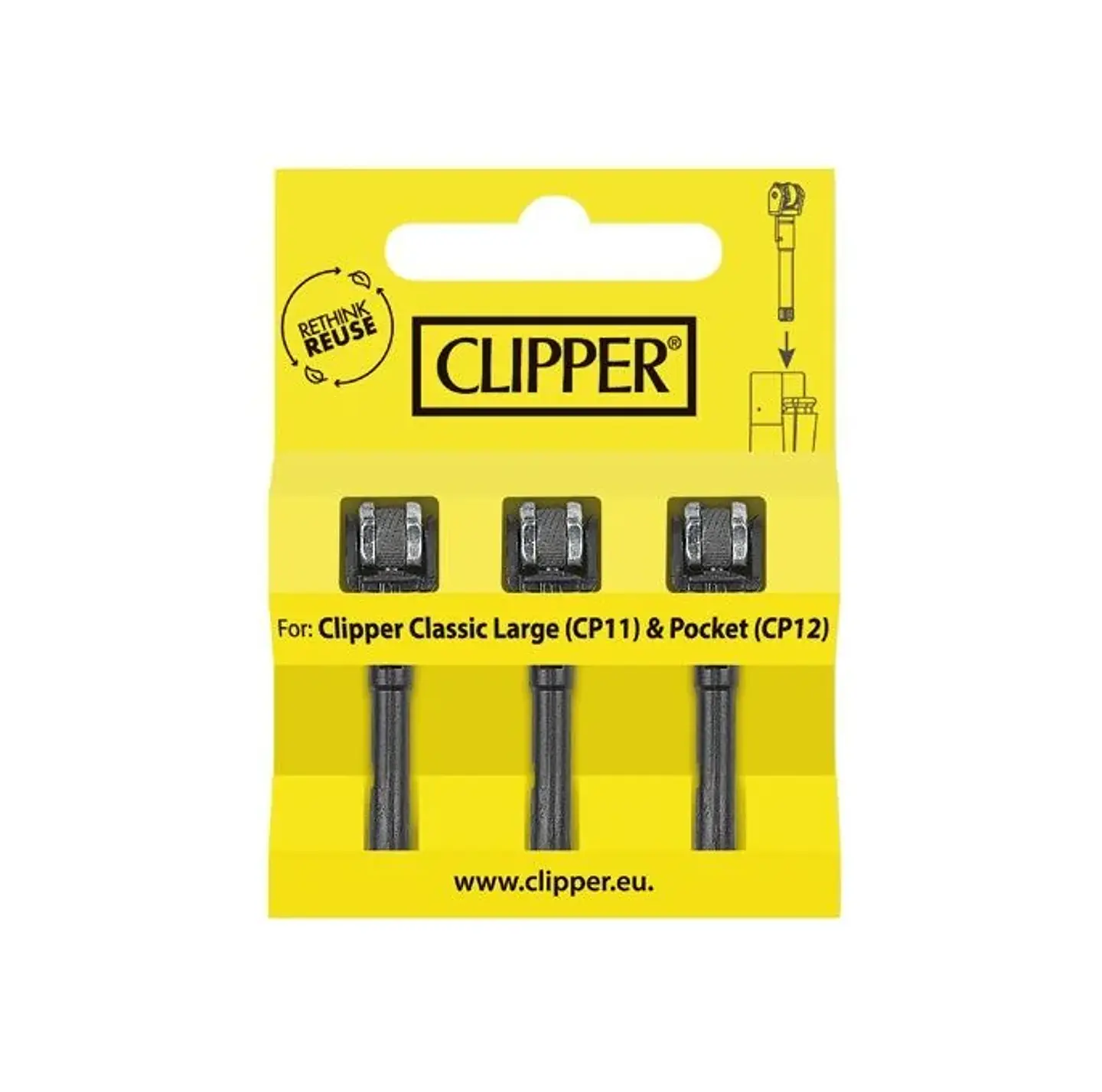 Repuesto Pedernal Encendedor X3-Clipper 1