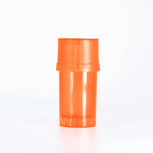 Contenedor + Moledor Plastico Naranja