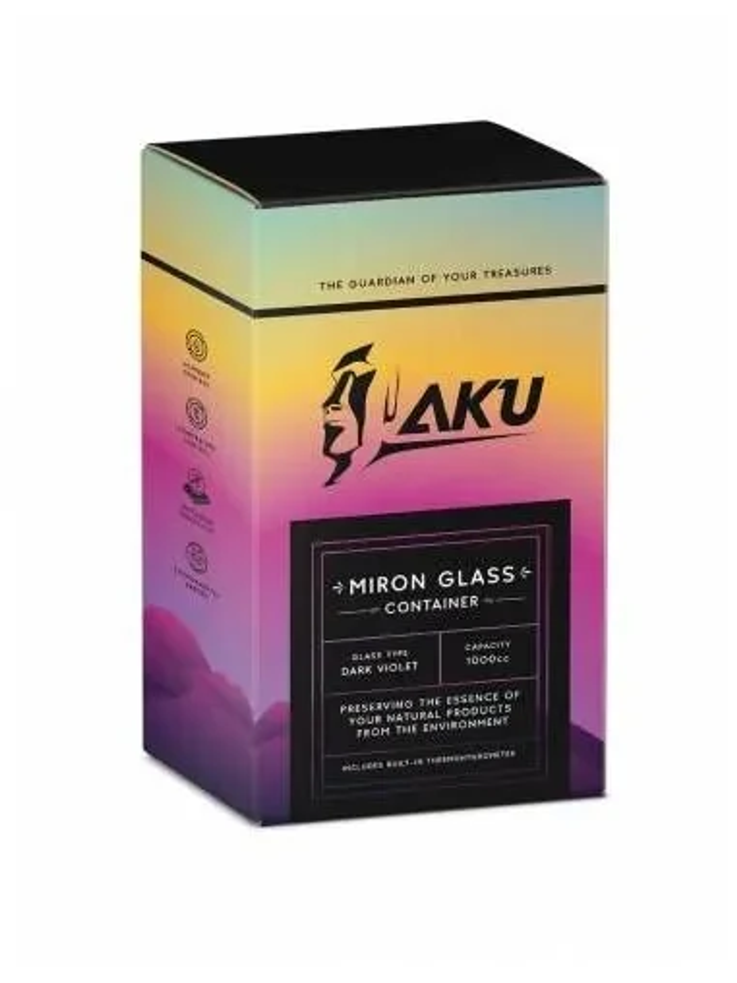 Frasco Para Curado Miron Glass 1000Ml-Aku 2