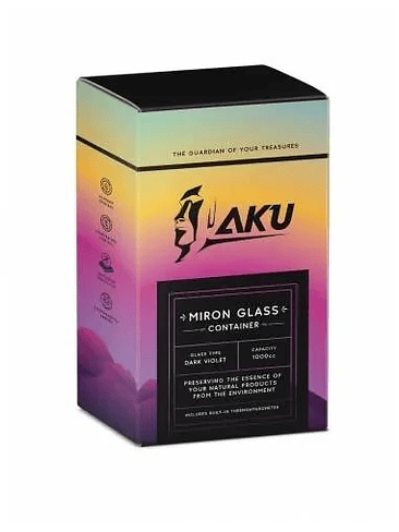 FRASCO PARA CURADO MIRON GLASS 1000ML-AKU 2