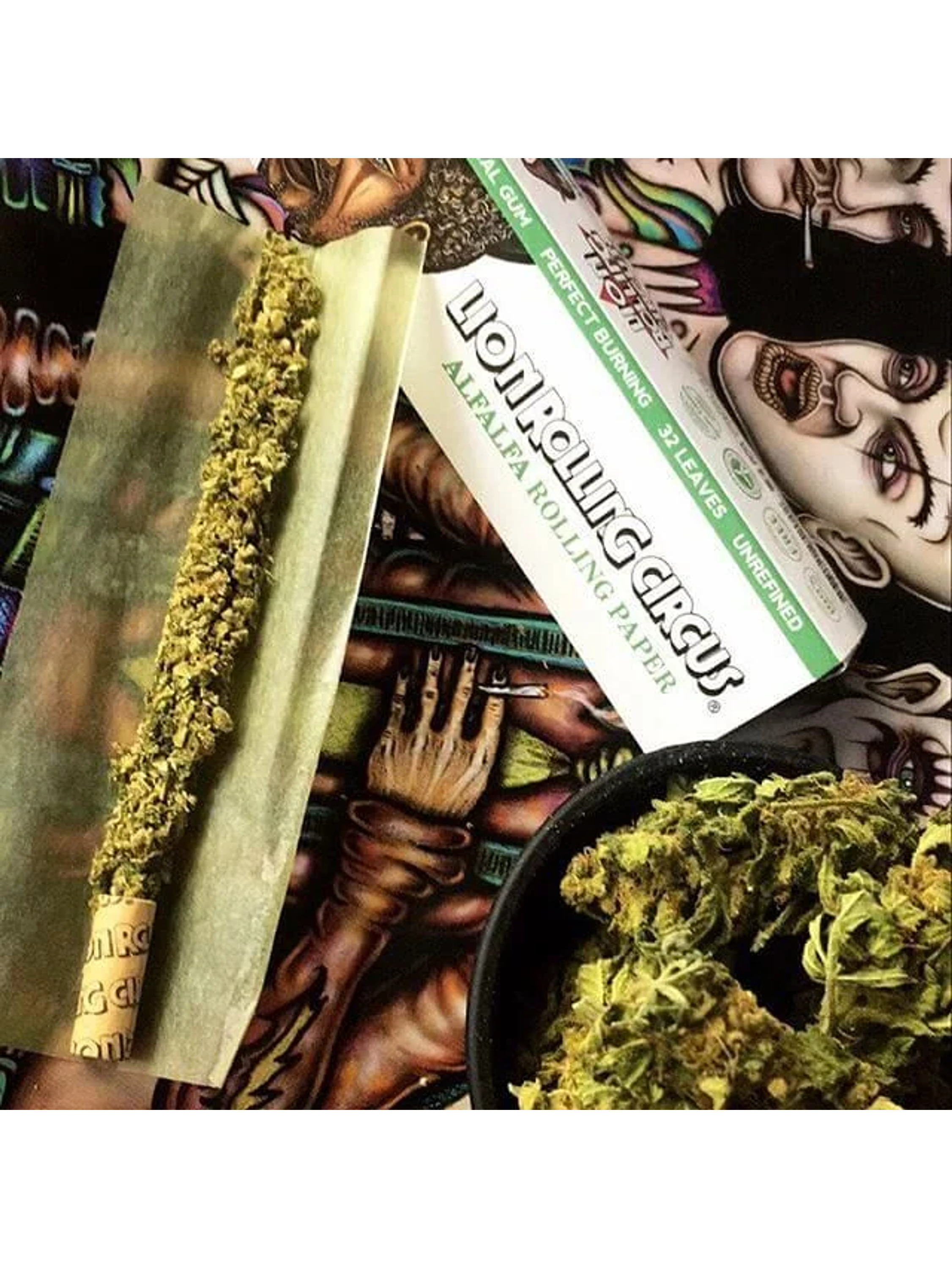 Papelillos King Size Alfalfa-Lion Rolling Circus 1