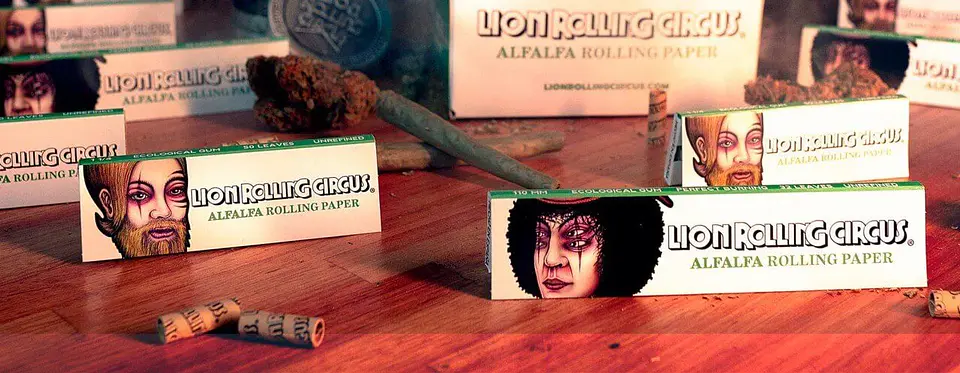 Papelillos King Size Alfalfa-Lion Rolling Circus 4