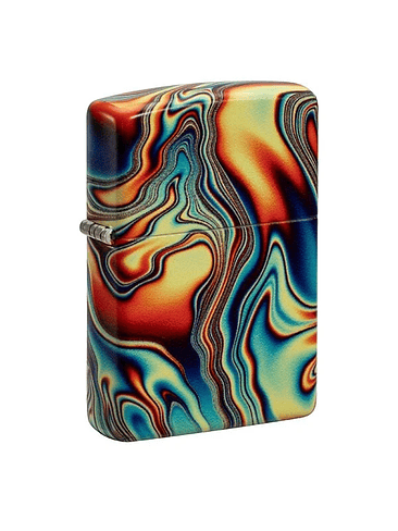COLORFUL SWIRL PATTERN-ZIPPO 1