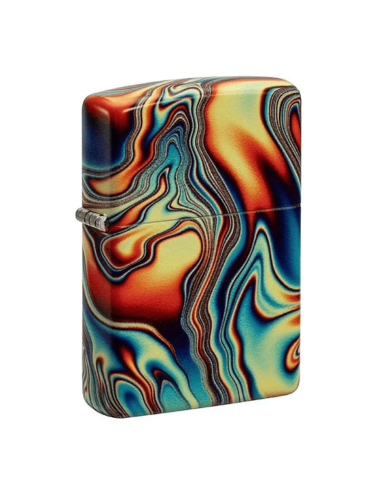 COLORFUL SWIRL PATTERN-ZIPPO 1