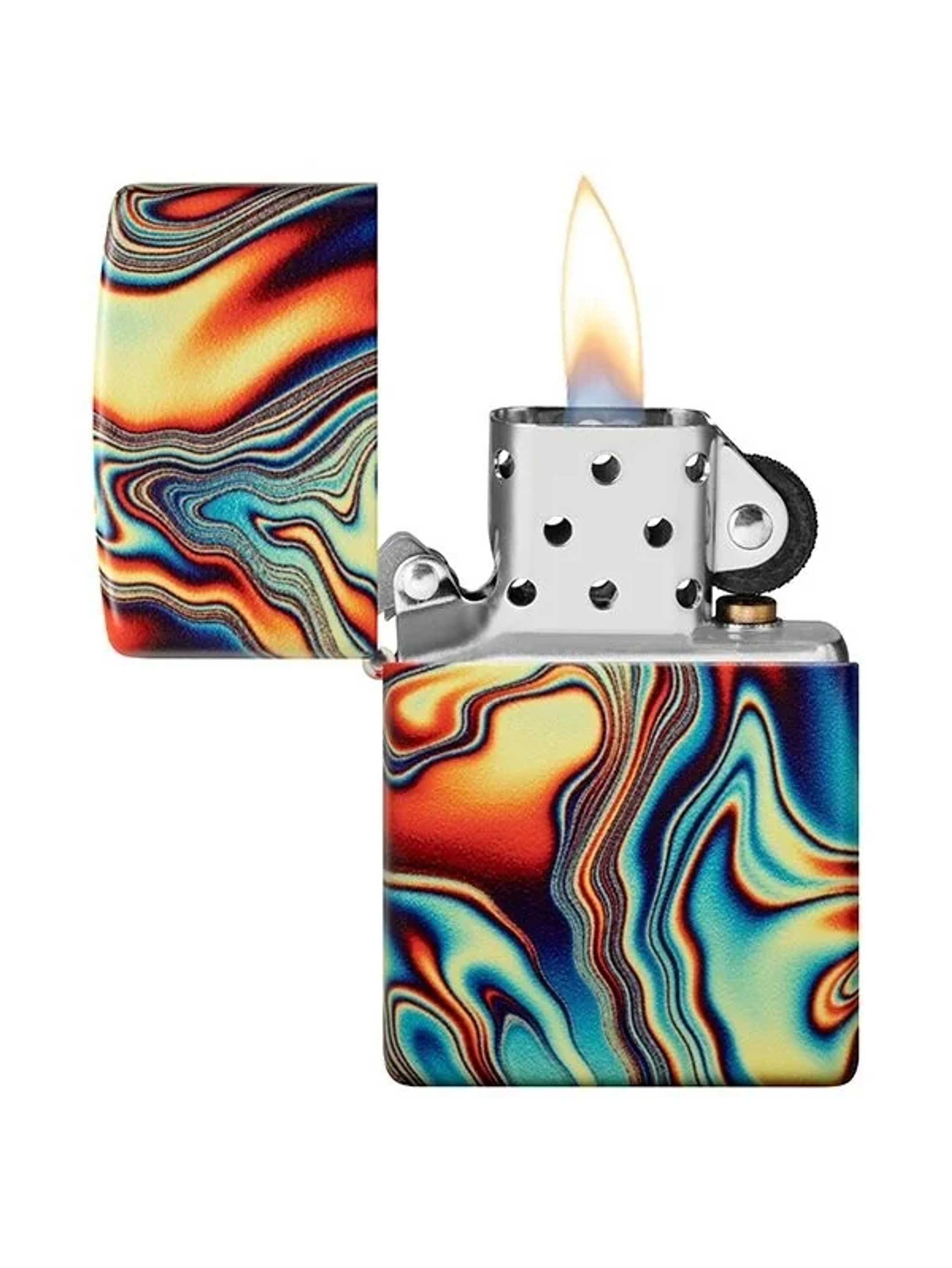 Colorful Swirl Pattern-Zippo 2