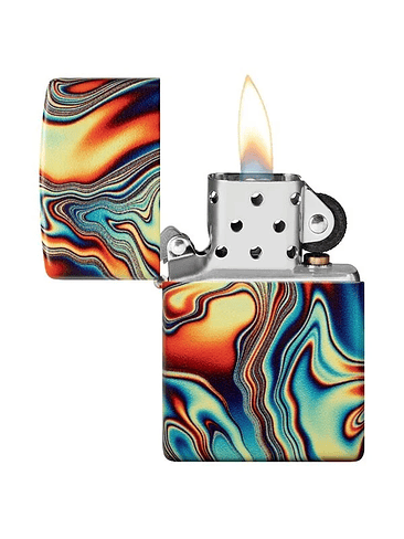 COLORFUL SWIRL PATTERN-ZIPPO 2