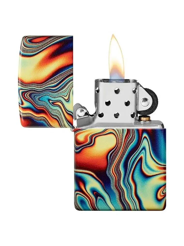 Colorful Swirl Pattern-Zippo 2