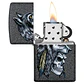Wolf Skull Feather Design-Zippo - Miniatura 2