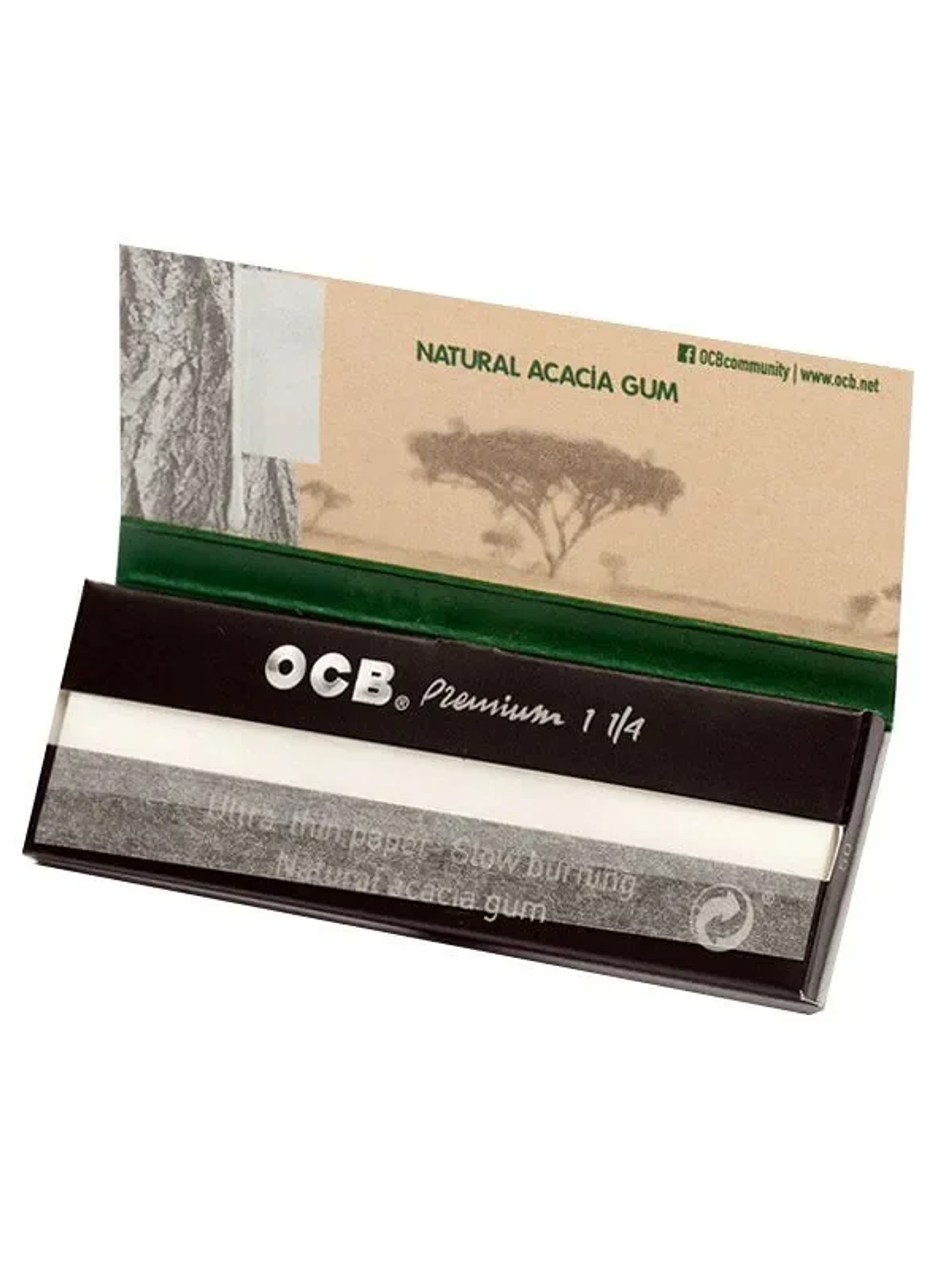 Papelillo Premium Negro 1 1/4 1U-Ocb 2