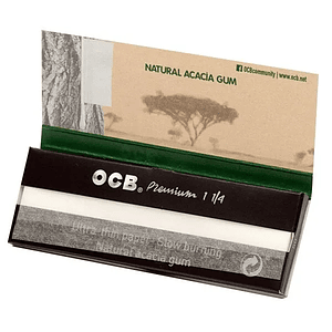 Papelillo Premium Negro 1 1/4 1U-Ocb