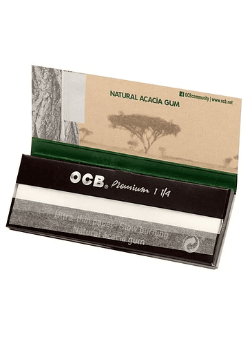 PAPELILLO PREMIUM NEGRO 1 1/4 1U-OCB 2