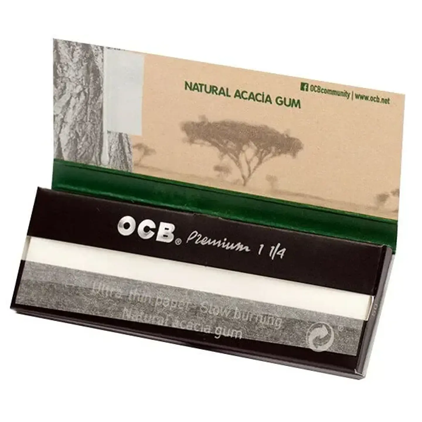 Papelillo Premium Negro 1 1/4 1U-Ocb 2