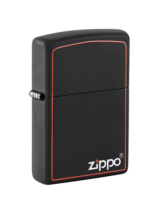 ENCENDEDOR CLASSIC BLACK & RED-ZIPPO 1