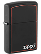 ENCENDEDOR CLASSIC BLACK & RED-ZIPPO - Miniatura 1