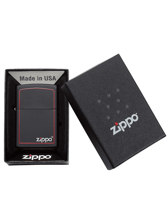 ENCENDEDOR CLASSIC BLACK & RED-ZIPPO 3