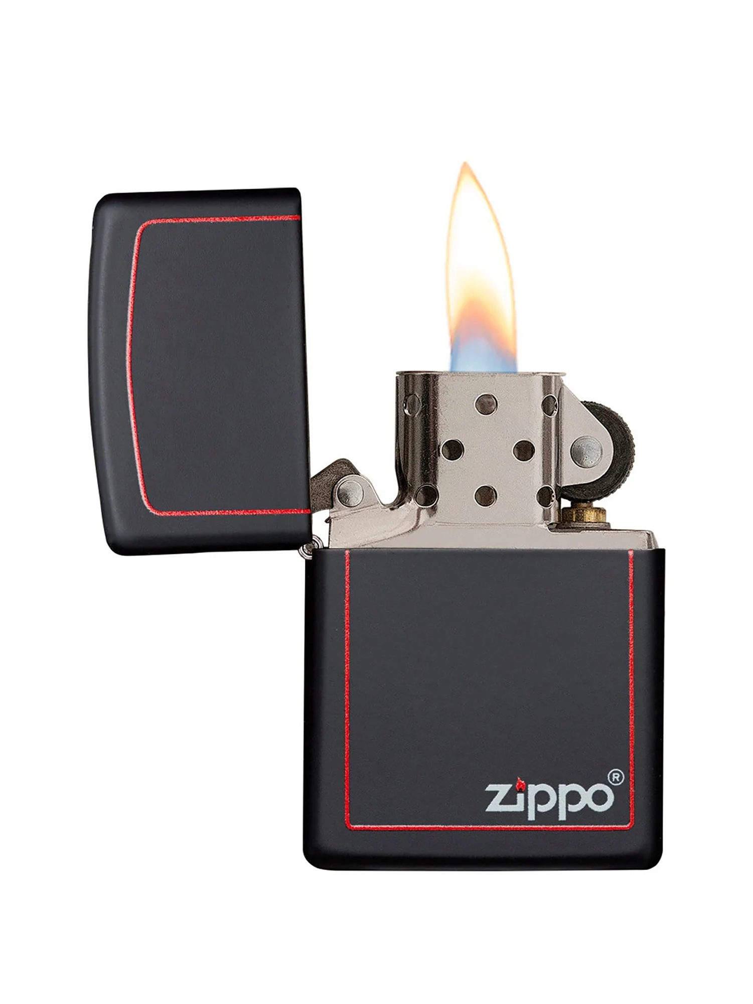 Encendedor Classic Black & Red-Zippo 2