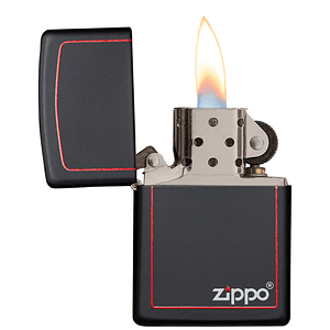 Encendedor Classic Black & Red-Zippo